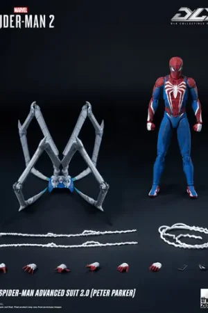 Spider-Man 2 Dlx Spider-Man Adv Suit 2.0 Figure Direct From Factory