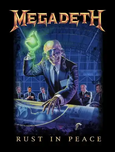Markdown Rocksax Megadeth Srp Fl Blnk Peace Sells 50x60