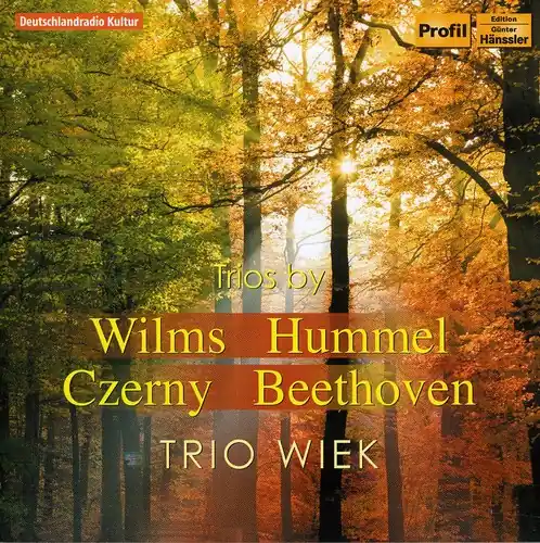 Hot Picks Trios By Wilms & Hummel & Czuerny & Beethoven