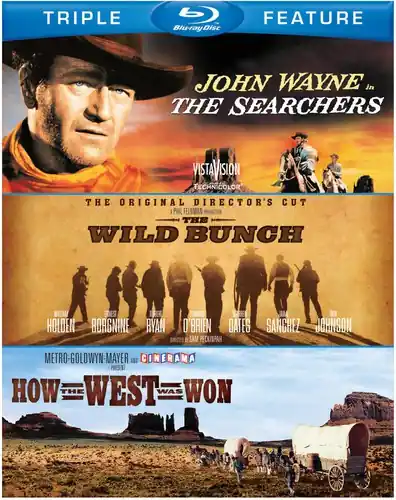 The Searchers / The Wild Bunch / How the West Was Won Free Shipping