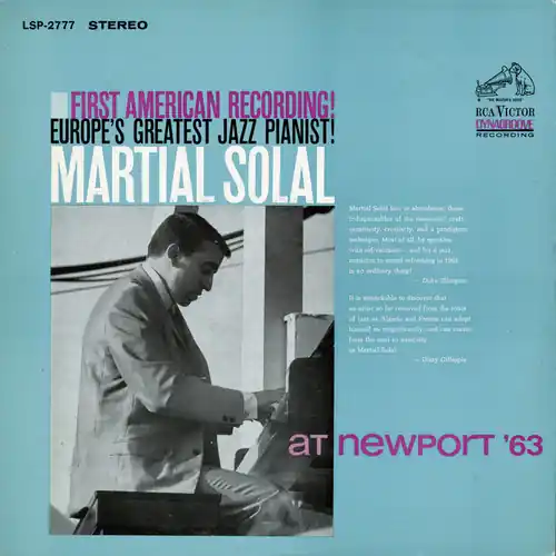 Martial Solal at Newport 63 Price Drop