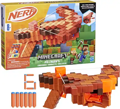 Hasbro Collectibles - Nerf Minecraft Pillagers Crossbow Brand New