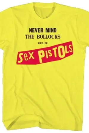 Popular Sex Pistols Bollocks Tshirt Med Yellow 1494110504