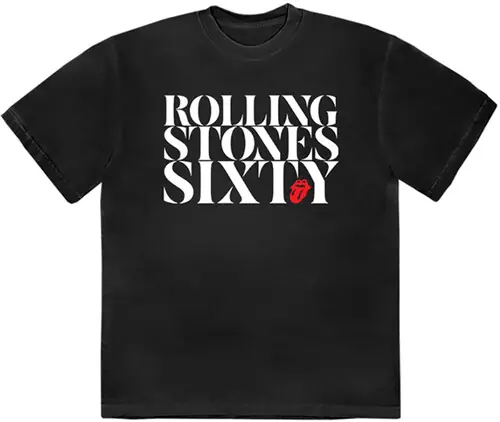 Rolling Stones Chic Sixty Black Ss Tee S (Blk) Factory Price