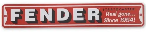 Cheap Fender Stratocaster Metal Street Sign