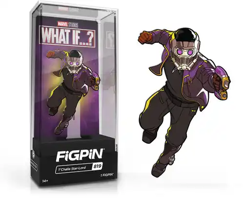 Exclusive Figpin Marvel What If? T'challa Star-Lord #819