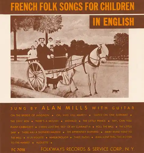 French Folk Songs for Children in English Wholesale