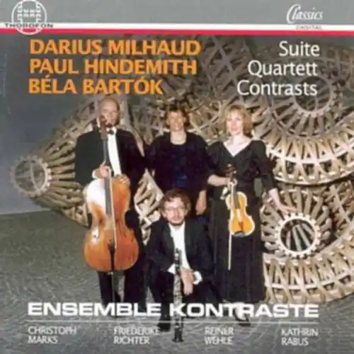 Today Only 20th Cent Cham Works: Milhaud Hindemith Bartok