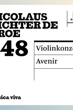 Seasonal Sale Nicolaus Richter De Vroe: 48 - Violinkonzert: