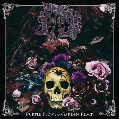 Buy Today Purple Flower Garden Black