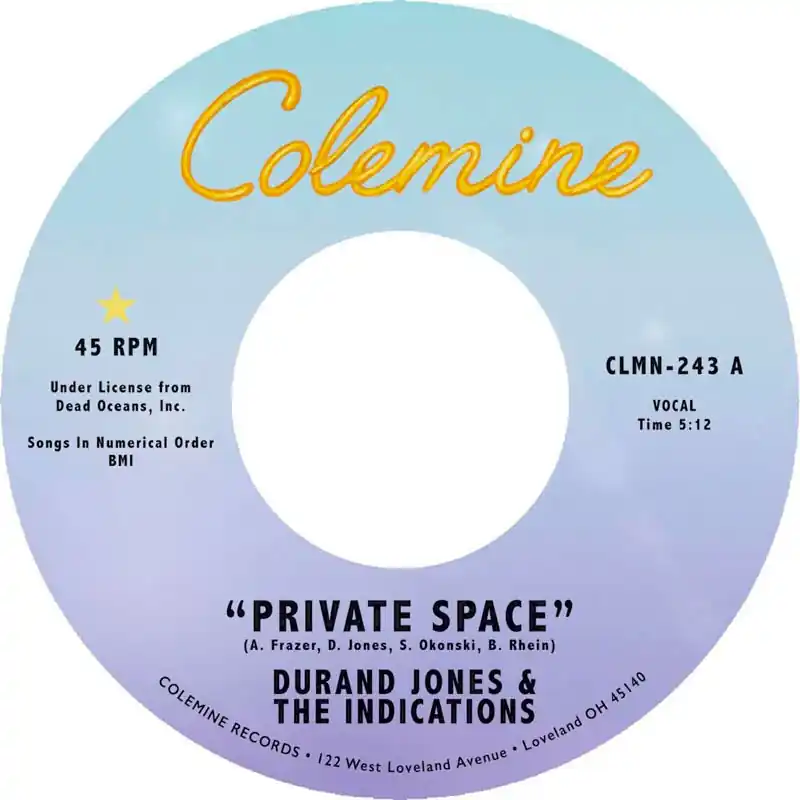 New Release Durand & the Indications Jones - Private Space (Single)