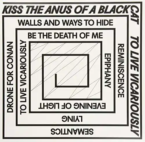Kiss the Anus of a Black Cat - To Live Vicariously (LP) Reduced Price