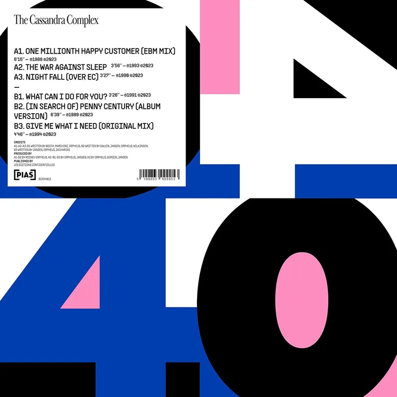 Limited Offer Cassandra Complex - Pias 40 (Single)