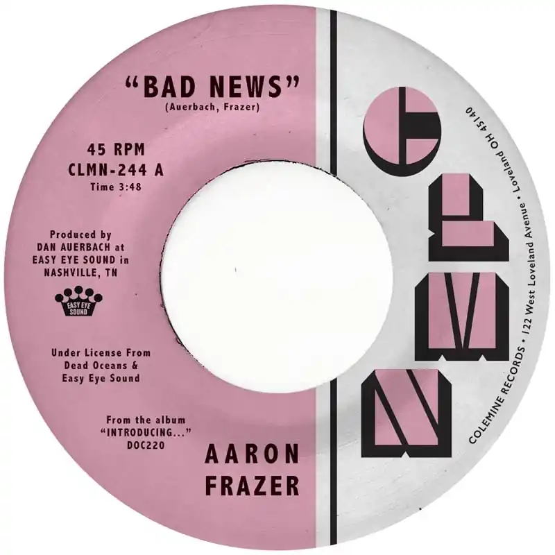 Order Now Aaron Frazer - Bad News (Single)
