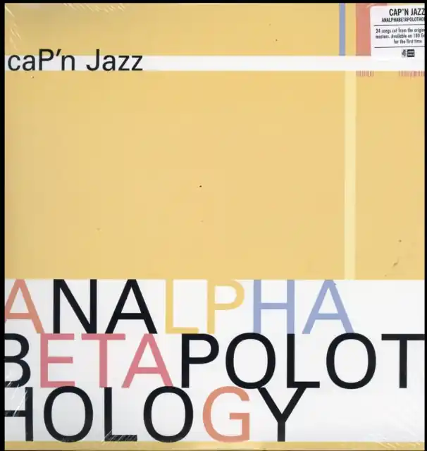 CAP'N JAZZ - ANALPHABETAPOLOTHOLOGY (180G/2 LP) (Vinyl LP) Limited Offer
