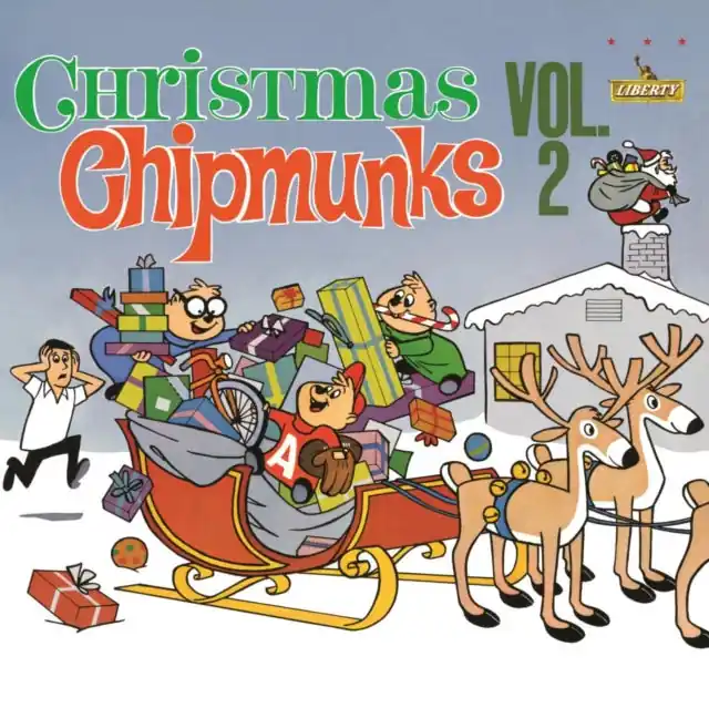 ALVIN & THE CHIPMUNKS; SEVILLE,DAVID - CHRISTMAS WITH THE CHIPMUNKS VOL.2 (WHITE VINYL) (Vinyl LP) Holiday Sale
