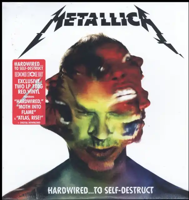 Free Delivery METALLICA - HARDWIRED TO SELF-DESTRUCT (2LP/180G/COLORED VINYL/GATEFOLD) (I) (Vinyl LP)
