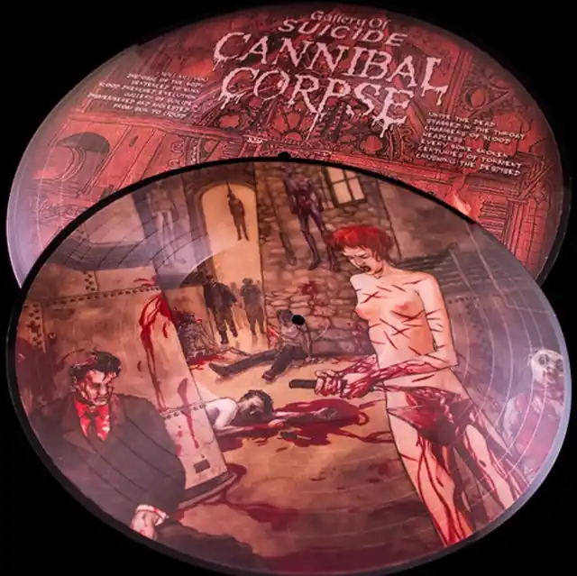 Holiday Sale CANNIBAL CORPSE - GALLERY OF SUICIDE (25TH ANNIVERSARY) (Vinyl LP)