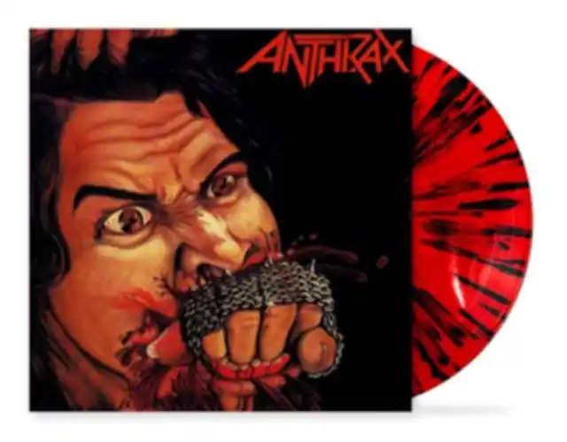 ANTHRAX - FISTFUL OF METAL (RED WITH BLACK SPLATTER VINYL) (Vinyl LP) Big Sale