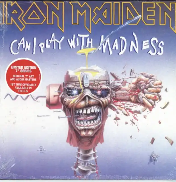Holiday Sale IRON MAIDEN - CAN I PLAY WITH MADNESS (7 Inch Vinyl)