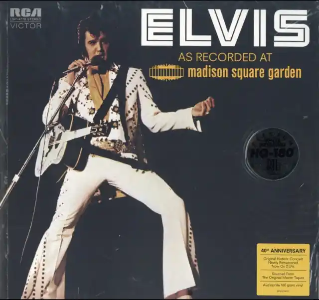 PRESLEY,ELVIS - ELVIS: AS RECORDED AT MADISON SQUARE GARDEN (Vinyl LP) Top Rated