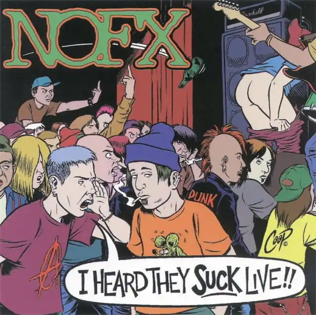 Exclusive NOFX - I HEARD THEY SUCK LIVE (Vinyl LP)