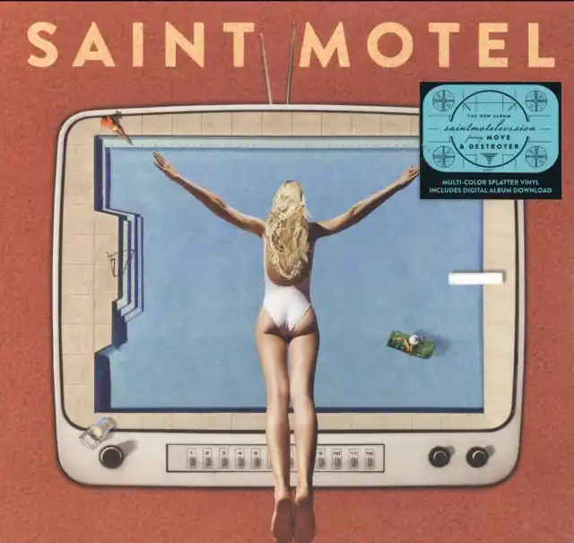 New Arrival SAINT MOTEL - SAINTMOTELEVISION (Clear Vinyl LP)