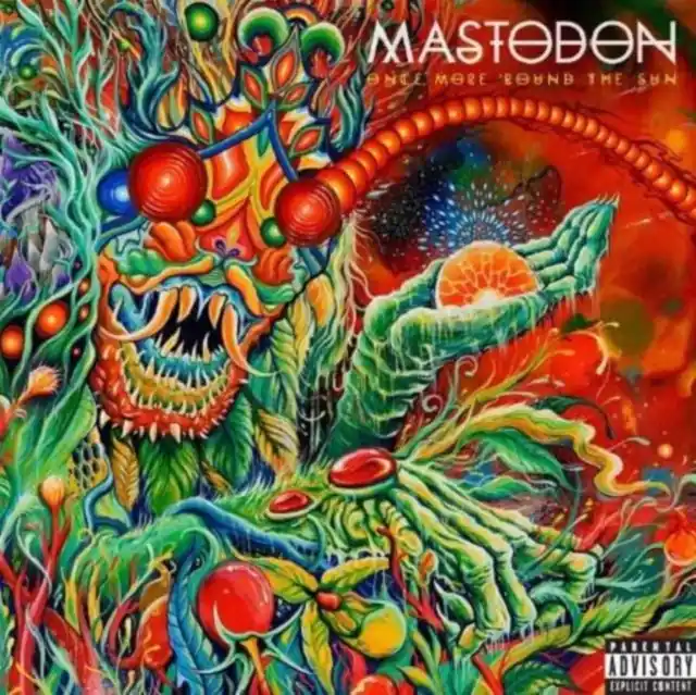 Exclusive Offer MASTODON - ONCE MORE ROUND THE SUN (GREEN/SOLID WHITE VINYL) (Vinyl LP)