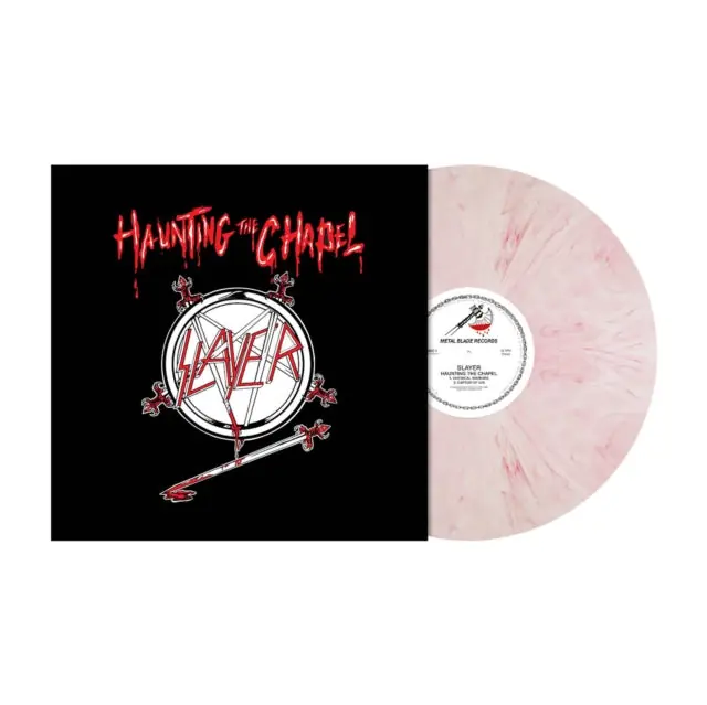 SLAYER - HAUNTING THE CHAPEL (RED & WHITE MARBLED VINYL) (Vinyl LP) Same Day Shipping