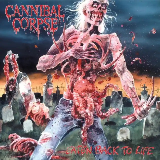 CANNIBAL CORPSE - EATEN BACK TO LIFE (TRANSLUCENT BLOODSHOT VINYL) (Vinyl LP) Direct From Factory