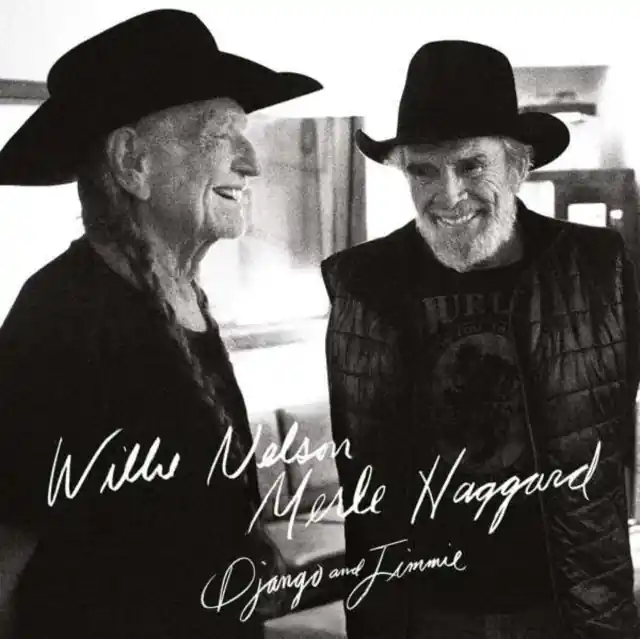 NELSON,WILLIE & MERLE HAGGARD - DJANGO & JIMMIE (180G/2LP/BLACK & SILVER MARBLED VINYL) (Vinyl LP) Luxury