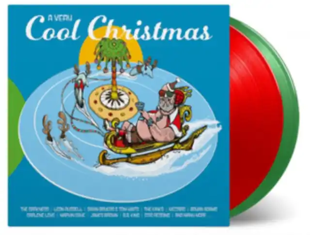 VARIOUS ARTISTS - VERY COOL CHRISTMAS (2LP) (1 GREEN LP & 1 TRANSPARENT RED LP 180G (Vinyl LP) Same Day Shipping